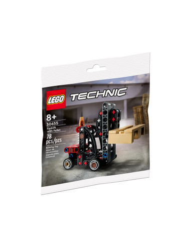 Gabelstapler mit Palette – Polybeutel LEGO 30655