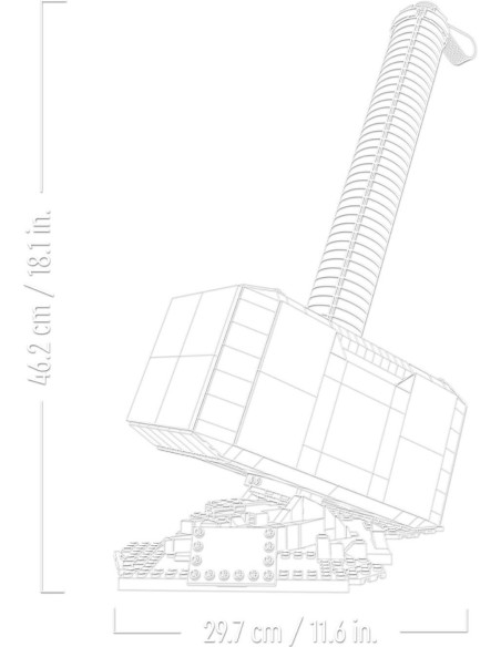 Thor's Hammer - Marvel LEGO 76209
