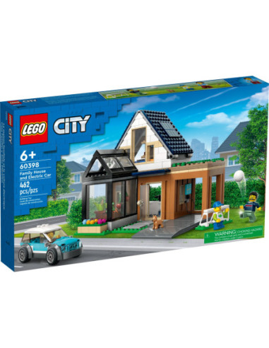 Family house and electric car - City LEGO 60398