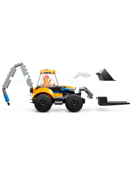 Bagger mit Baggerlader – City LEGO 60385