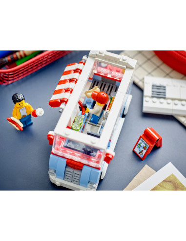 Retro mobile snack bar - Promotional LEGO 40681