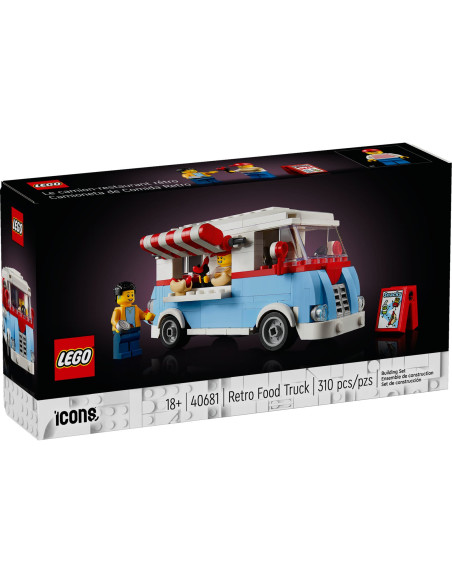 Retro mobile snack bar - Promotional LEGO 40681