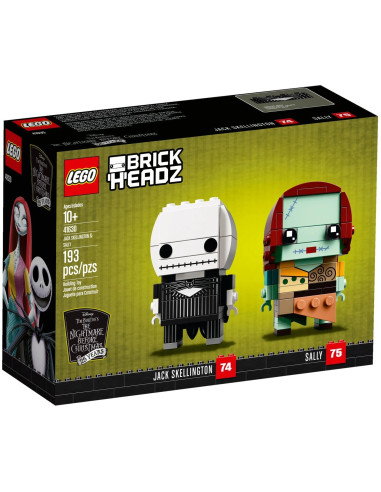 Jack Skellington a Sally - LEGO BrickHeadz 41630