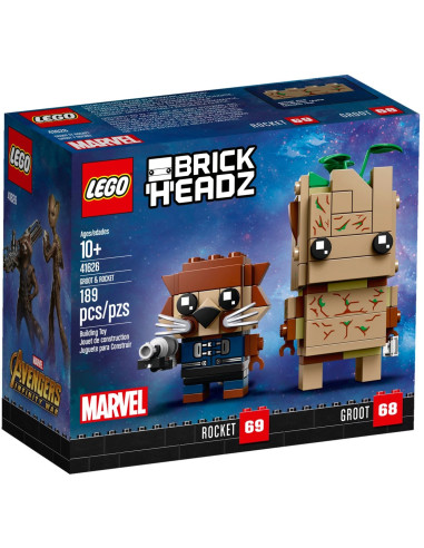 Groot & Rocket - BrickHeadz LEGO 41626