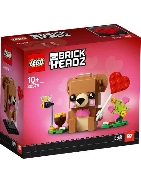 Valentine's Day Teddy Bear - BrickHeadz LEGO 40379