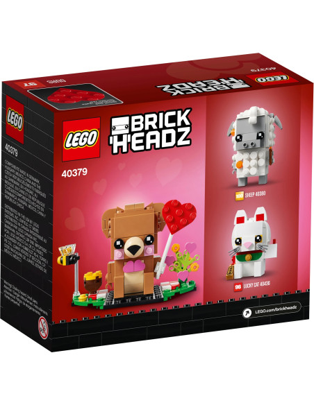 Valentine's Day Teddy Bear - BrickHeadz LEGO 40379