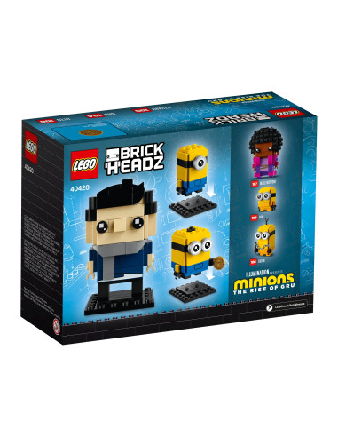 Gru, Stuart, and Otto - BrickHeadz LEGO 40420