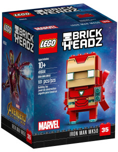 Iron Man MK50 - LEGO BrickHeadz 41604