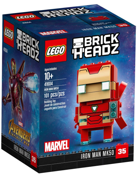Iron Man MK50 - LEGO BrickHeadz 41604