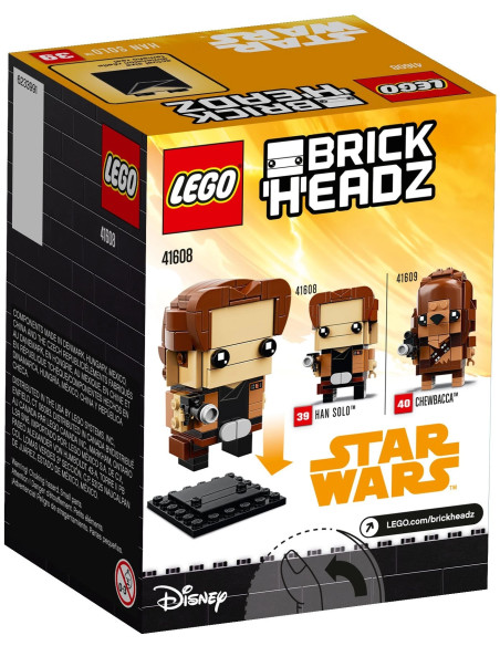 Han Solo - BrickHeadz LEGO 41608