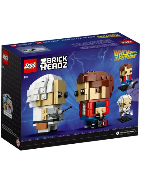 Marty McFly a doktor Brown - BrickHeadz LEGO 41611