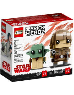 Luke Skywalker a Yoda - LEGO BrickHeadz 41627