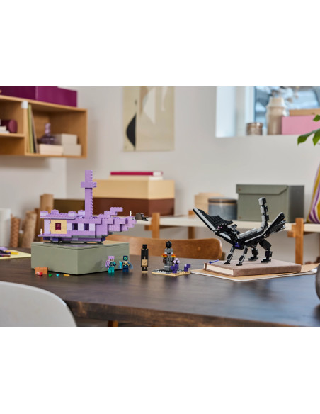 Drak z Enderu a loď z Endu - Minecraft LEGO 21264