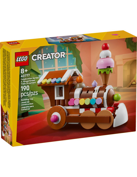 Celebration Series: Decorative Gingerbread Train - Promotional LEGO 40777