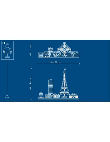 Paríž - LEGO 21044