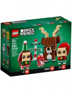 Reindeer, Elf and Elf - LEGO 40353