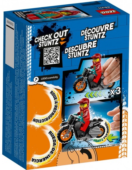 Fire stunt bike - LEGO 60311