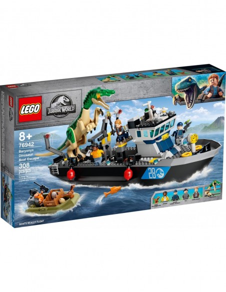 Útěk baryonyxe z lodě - LEGO 76942