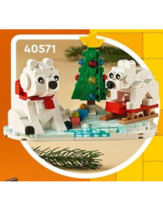 Polar bears at Christmas - LEGO 40571 2
