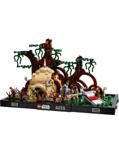 Jedi training on the planet Dagobah™ - diorama - LEGO 75330 2