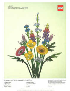 LEGO ® wild flowers poster - LEGO 5007799