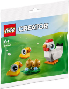 Easter hen with chicks - LEGO 30643